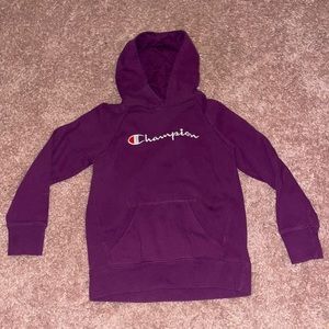 Purple  only worn a couple times is a sweatshirt